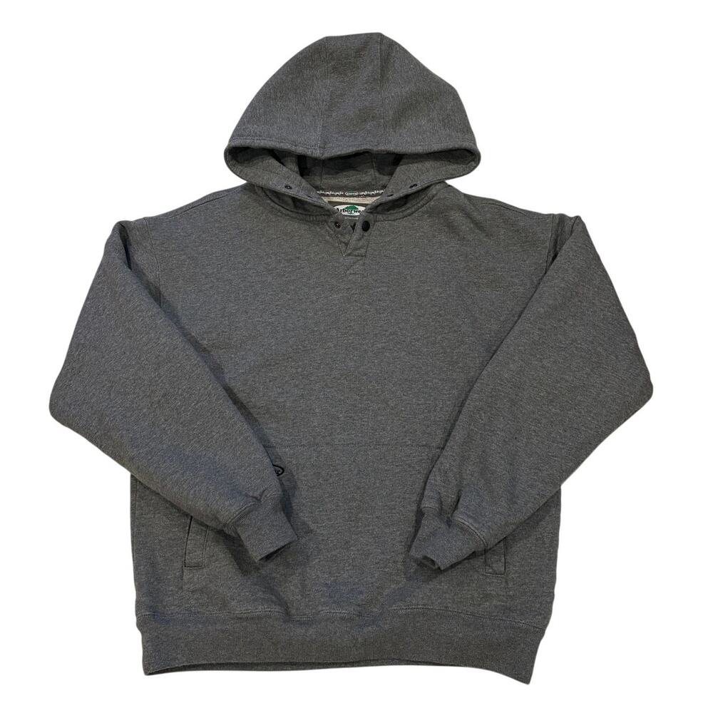 Arborwear Double Thick Sweatshirt Mens Large Gray Hoodie Pullover Tree Workwear